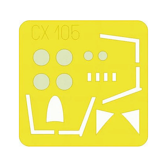 eduard cx105 1 72 mask hunter f mk 6 for revell canopy mask set