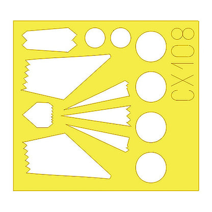 eduard cx108 1 72 paint mask for hasegawa f 117 canopy mask set