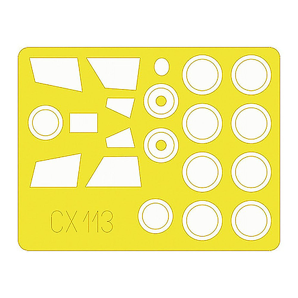 eduard cx113 1 72 paint mask for hasegawa p 3c canopy mask set