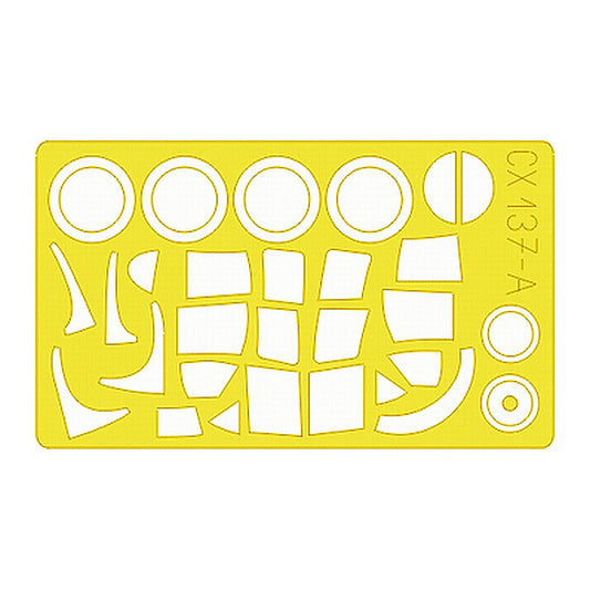 eduard cx137 1 72 paint mask for hasegawa p2v 7 canopy mask set