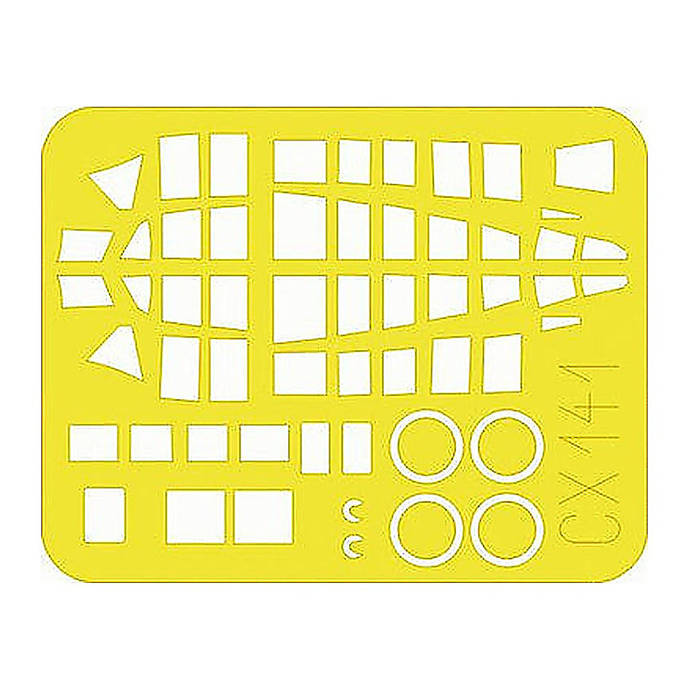 eduard cx141 1 72 mask ki 46 ii dinah for hasegawa canopy mask set