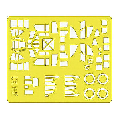 eduard cx149 1 72 mask fiat br 20 for italeri canopy mask set