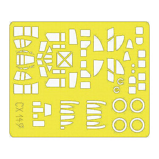 eduard cx149 1 72 mask fiat br 20 for italeri canopy mask set