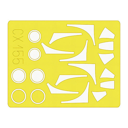 eduard cx155 1 72 paint mask for academy f 86f canopy mask set