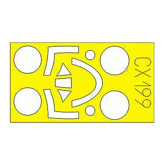 eduard cx199 1 72 mask sea fury fb mk ii for trumpeter canopy mask set