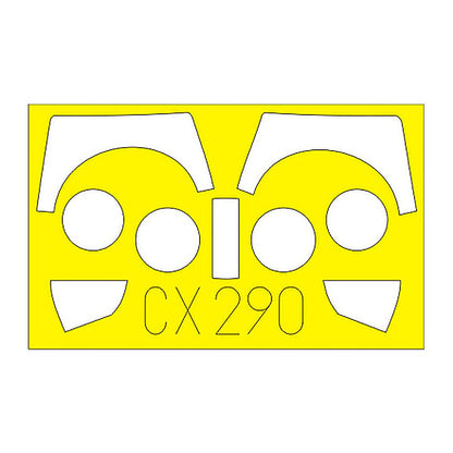 eduard cx290 1 72 mask seahawk fga 6 for hobby boss canopy mask set