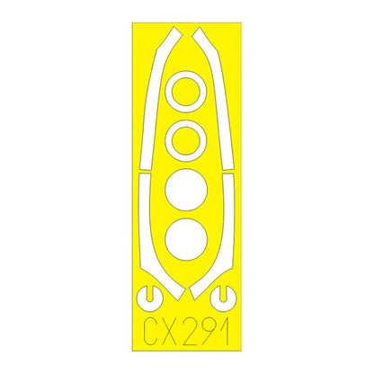 eduard cx291 1 72 paint mask for academy f 22 canopy mask set