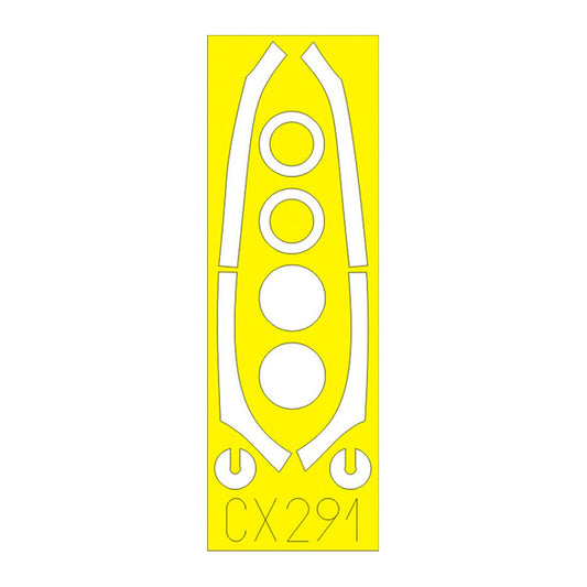 eduard cx291 1 72 paint mask for academy f 22 canopy mask set