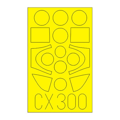 eduard cx300 1 72 mask spitfire pr xix for airfix canopy mask set