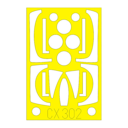 eduard cx302 1 72 paint mask for hobby boss f 14a canopy mask set