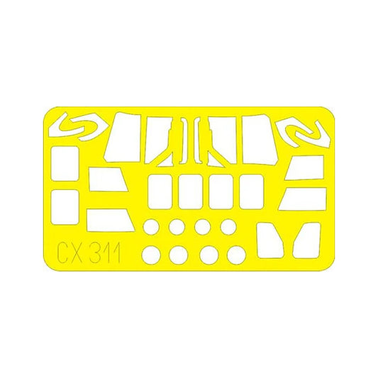 eduard cx311 1 72 mask nh 90nfh for revell canopy mask set