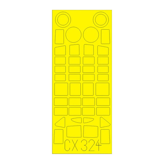 eduard cx324 1 72 paint mask for cyber hobby sb2c 4 canopy mask set