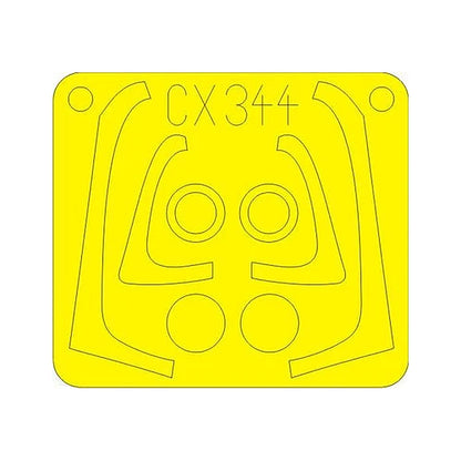 eduard cx344 1 72 mask ef 2000 single seater for hasegawa