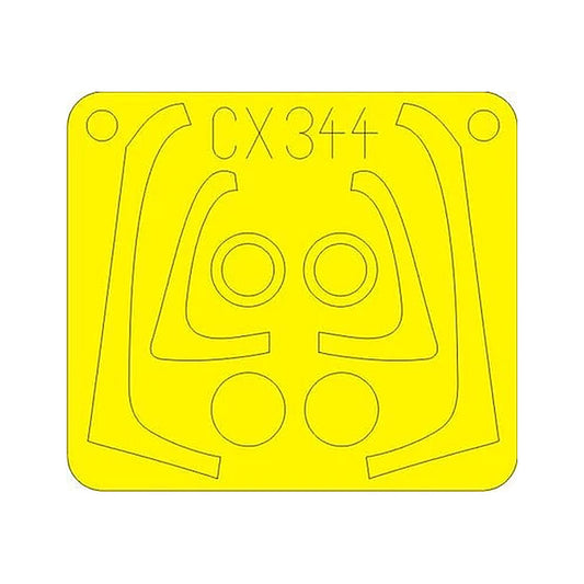 eduard cx344 1 72 mask ef 2000 single seater for hasegawa
