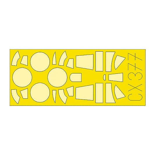 eduard cx377 1 72 mask gladiator for airfix canopy mask set
