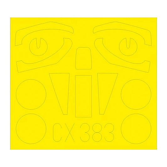 eduard cx383 1 72 paint mask for airfix ee f 2a lightning