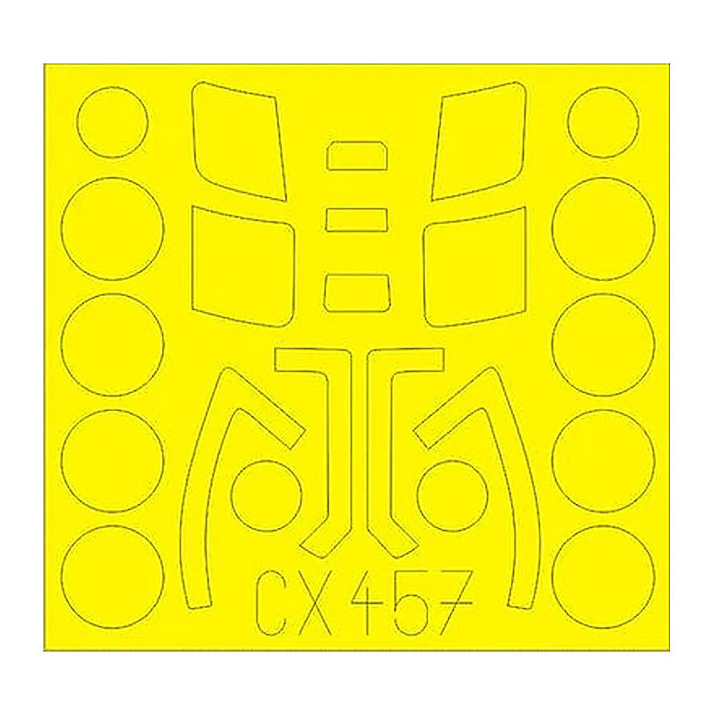 eduard cx457 1 72 mask su 24m for trumpeter canopy mask set