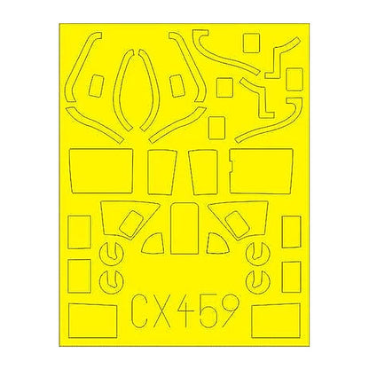 eduard cx459 1 72 mask beaufighter tf mk 10 for airfix canopy mask