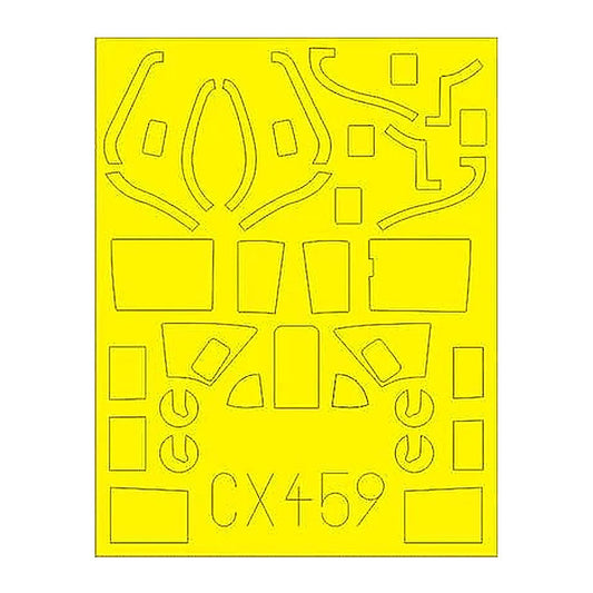 eduard cx459 1 72 mask beaufighter tf mk 10 for airfix canopy mask