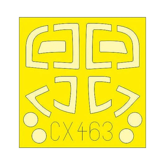eduard cx463 1 72 mask jet provost t 3 t 3afor airfix canopy mask