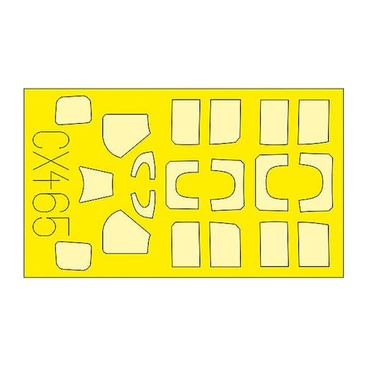 eduard cx465 1 72 paint mask for eduard hellcat mk i canopy mask set