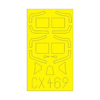eduard cx469 1 72 mask spitfire mk xvi highback for eduard