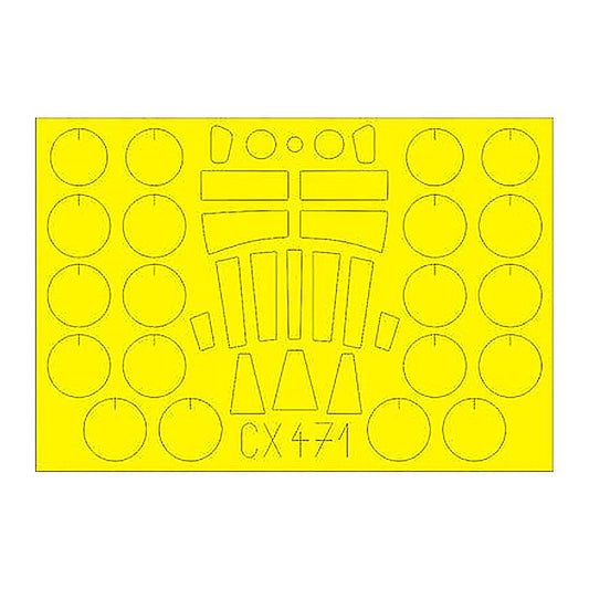 eduard cx471 1 72 paint mask for airfix victor b mk 2 bs