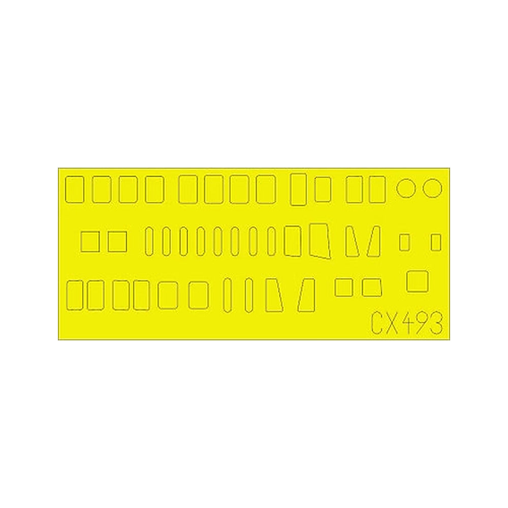 eduard cx493 1 72 mask h8k2 emily fuselage windows for hsg