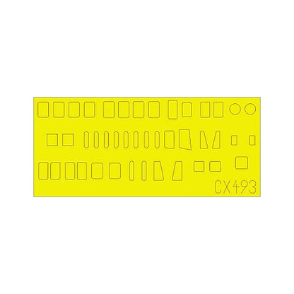 eduard cx493 1 72 mask h8k2 emily fuselage windows for hsg