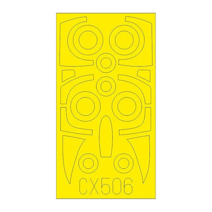 eduard cx506 1 72 mask fg1 phantom for air canopy mask set