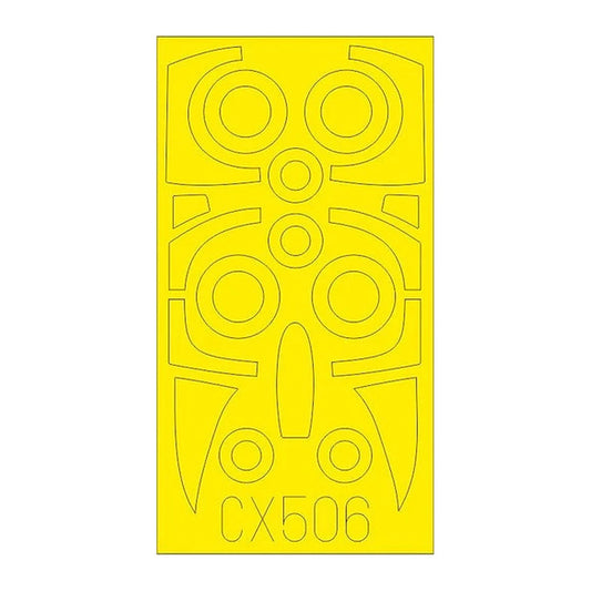 eduard cx506 1 72 mask fg1 phantom for air canopy mask set