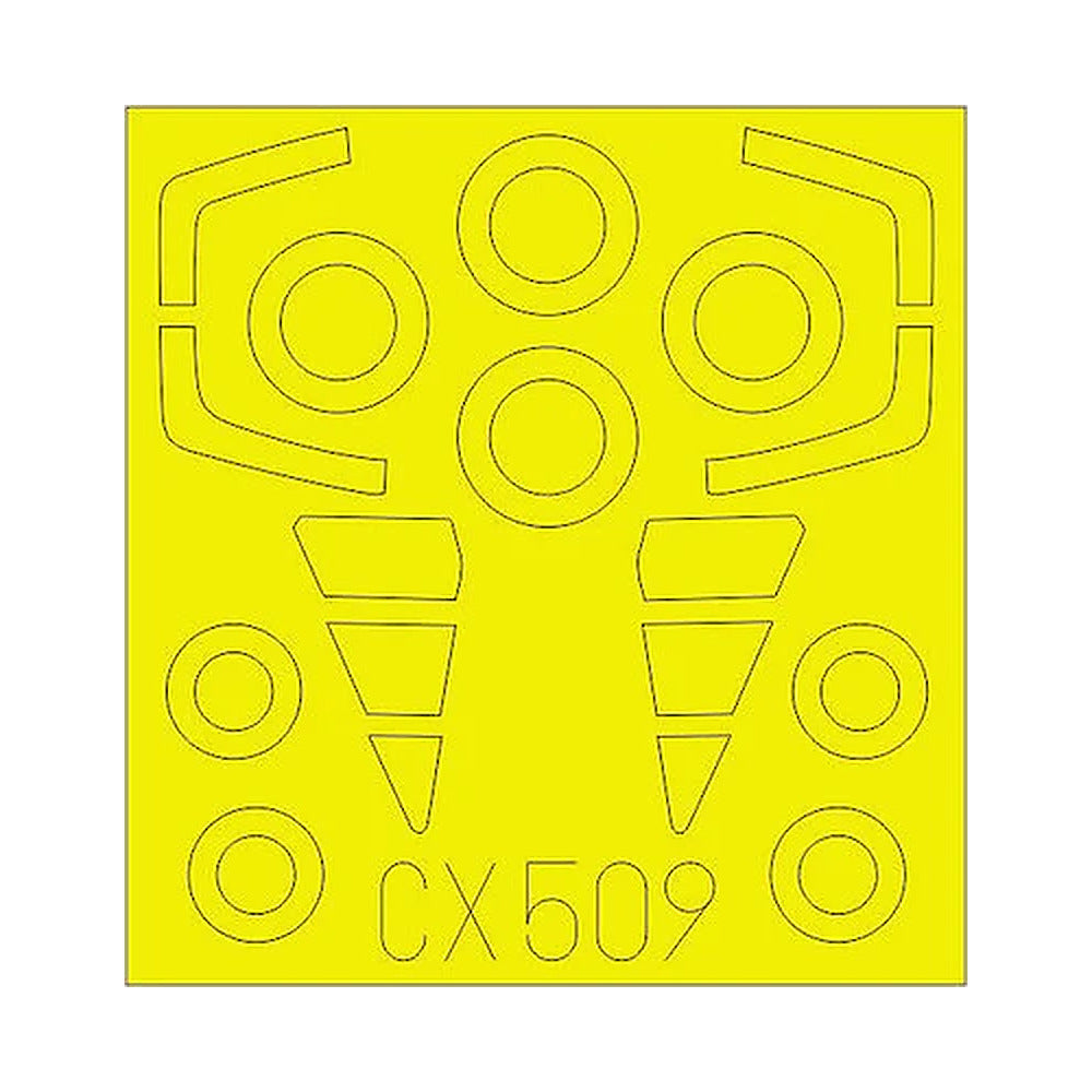 eduard cx509 1 72 mask f106a for trp canopy mask set