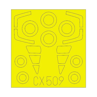 eduard cx509 1 72 mask f106a for trp canopy mask set