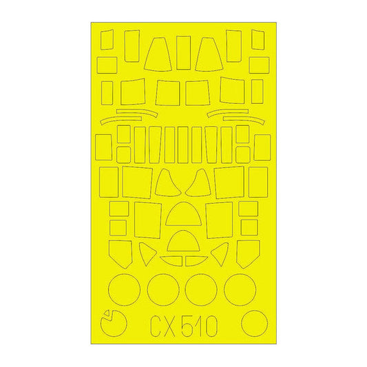 eduard cx510 1 72 mask p 61a for hbb canopy mask set