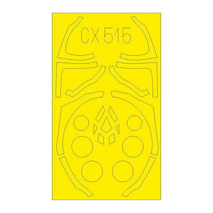 eduard cx515 1 72 mask f 35b for hsg canopy mask set