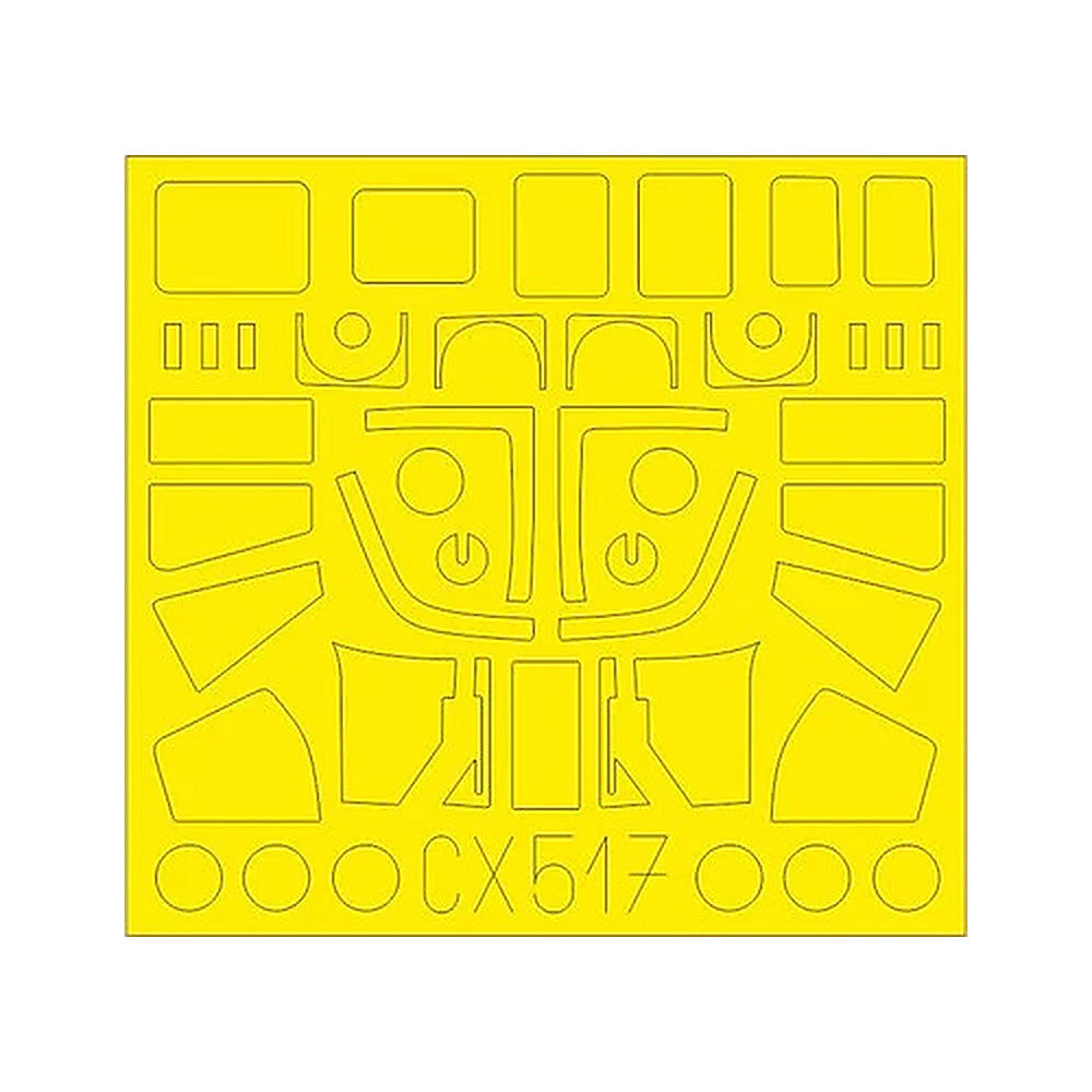eduard cx517 1 72 mask sea king har3 mk43 for air canopy mask set