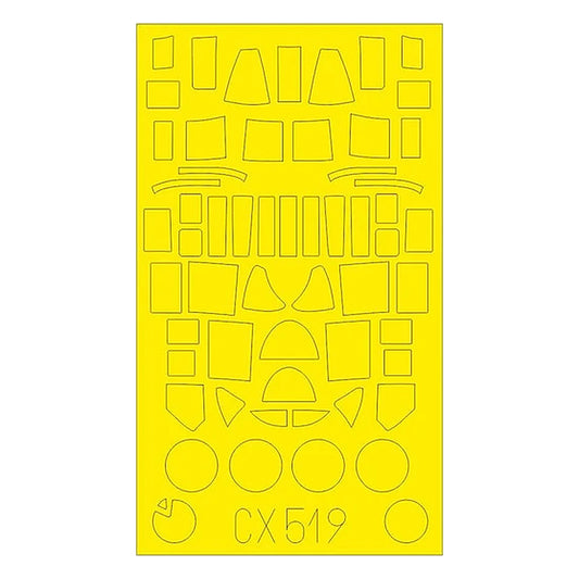 eduard cx519 1 72 mask p 61b for hbb canopy mask set