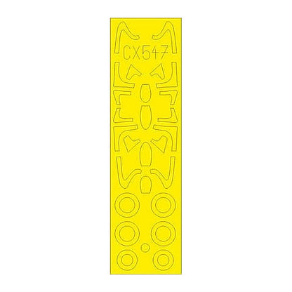 eduard cx547 1 72 mask mig 21f 13 tface canopy mask set for modelsvit