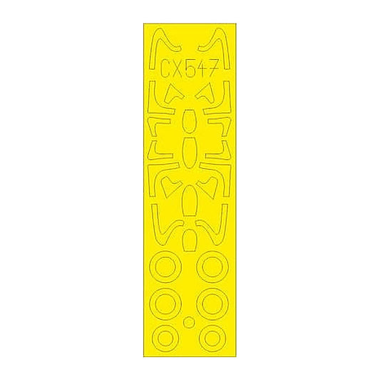 eduard cx547 1 72 mask mig 21f 13 tface canopy mask set for modelsvit