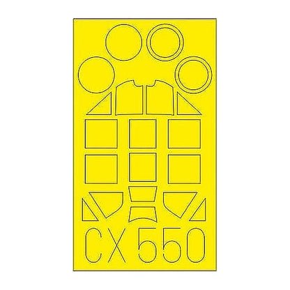 eduard cx550 1 72 mask bf109f2 for rmg canopy mask set
