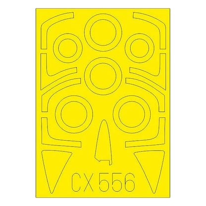 eduard cx556 1 72 mask buccaneer s2c for air canopy mask set