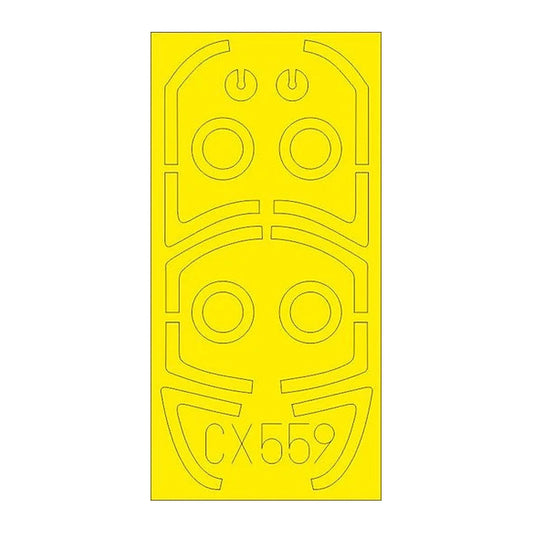 eduard cx559 1 72 mask t4 for hbb canopy mask set