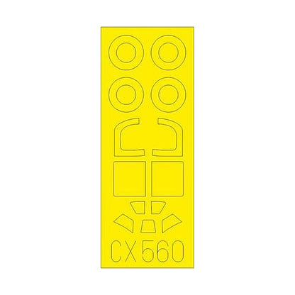 eduard cx560 1 72 mask yak 1b for arma hobby canopy mask set