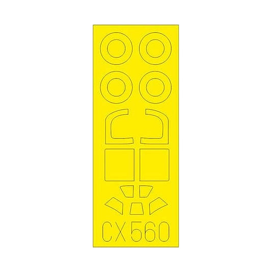 eduard cx560 1 72 mask yak 1b for arma hobby canopy mask set