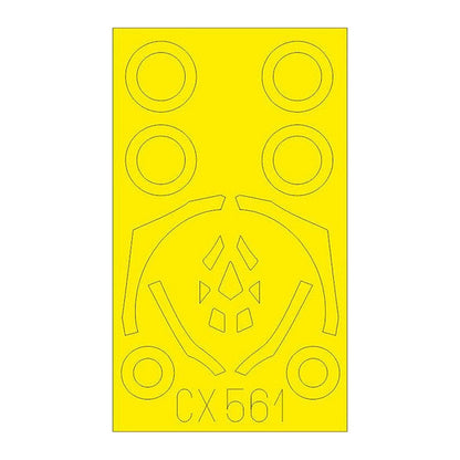 eduard cx561 1 72 mask f 35b for itl canopy mask set