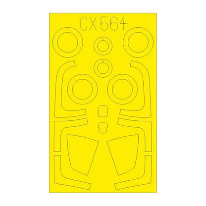 eduard cx564 1 72 mask f 15j for lnr canopy mask set