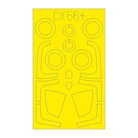 eduard cx564 1 72 mask f 15j for lnr canopy mask set