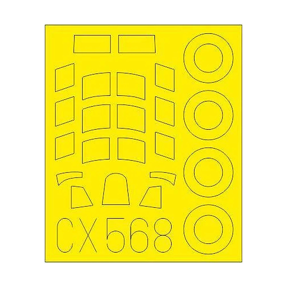 eduard cx568 1 72 paint mask for arma hobby hurricane mk iic