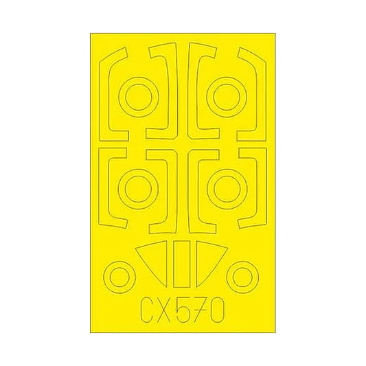 eduard cx570 1 72 mask oa 4m for hobby 2000 fujimi canopy mask set