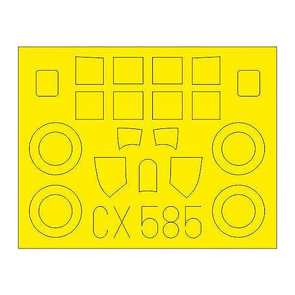 eduard cx585 1 72 paint mask for arma hobby wildcat mk vi